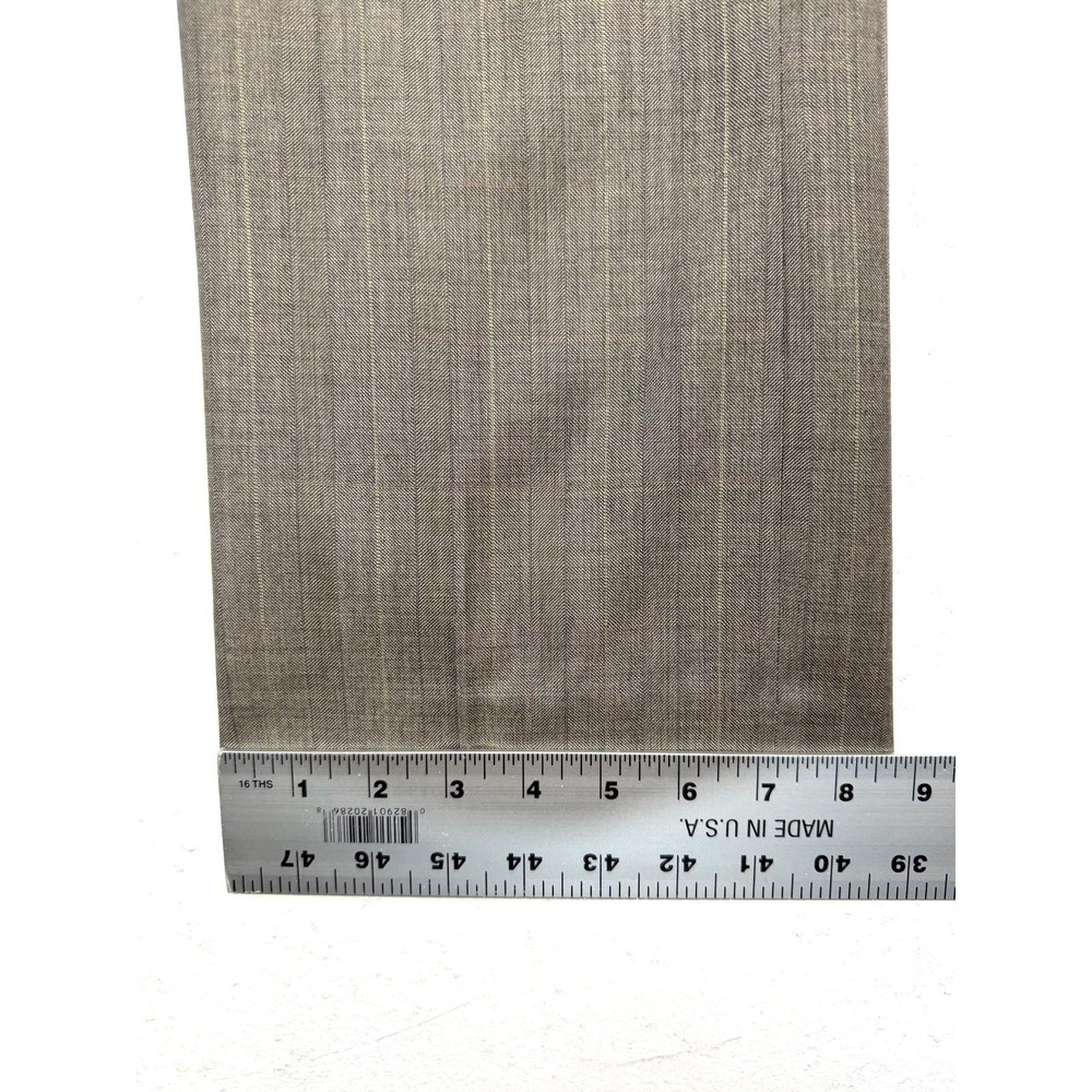 Bonobos 34x34 Gray Herringbone Overcheck Wool Dress Pants USA Athletic Straight - Picture 5 of 11